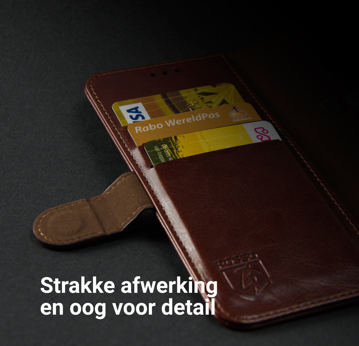 Rosso Element OnePlus Nord CE 2 Lite Hoesje Book Cover Wallet Bruin afbeelding 8