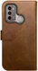 Rosso Element Motorola Moto G60 Hoesje Book Cover Wallet Bruin afbeelding 2