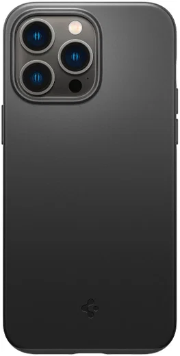Spigen Thin Fit Apple iPhone 14 Pro Max Hoesje Back Cover Zwart afbeelding 2