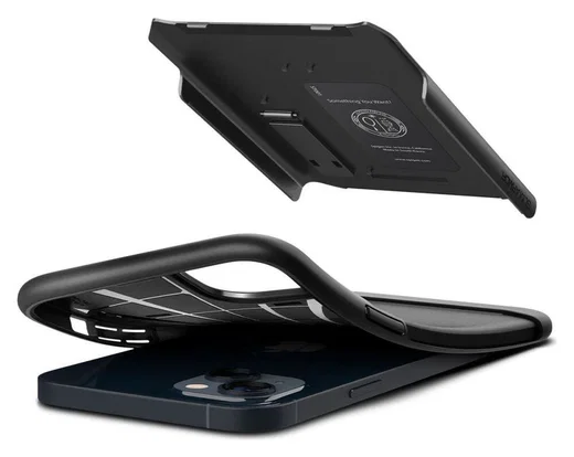 Spigen Slim Armor Apple iPhone 14 Plus Hoesje Back Cover Zwart afbeelding 6