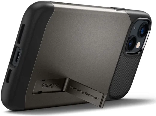Spigen Slim Armor Apple iPhone 14 Plus Hoesje Back Cover Gunmetal afbeelding 2