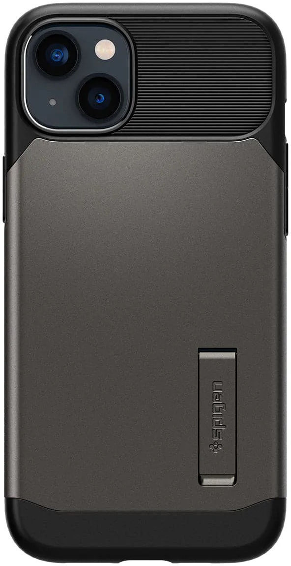 Spigen Slim Armor Apple iPhone 14 Plus Hoesje Back Cover Gunmetal afbeelding 3
