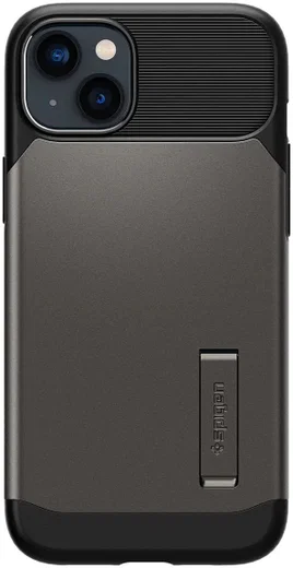 Spigen Slim Armor Apple iPhone 14 Plus Hoesje Back Cover Gunmetal afbeelding 3