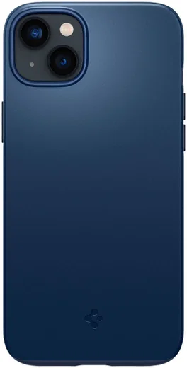 Spigen Thin Fit Apple iPhone 14 Hoesje Back Cover Blauw afbeelding 3