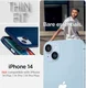 Spigen Thin Fit Apple iPhone 14 Hoesje Back Cover Blauw afbeelding 6