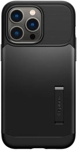 Spigen Slim Armor Apple iPhone 14 Pro Hoesje Back Cover Zwart afbeelding 3