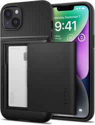 Spigen Slim Armor CS Apple iPhone 14 Hoesje Back Cover Zwart afbeelding