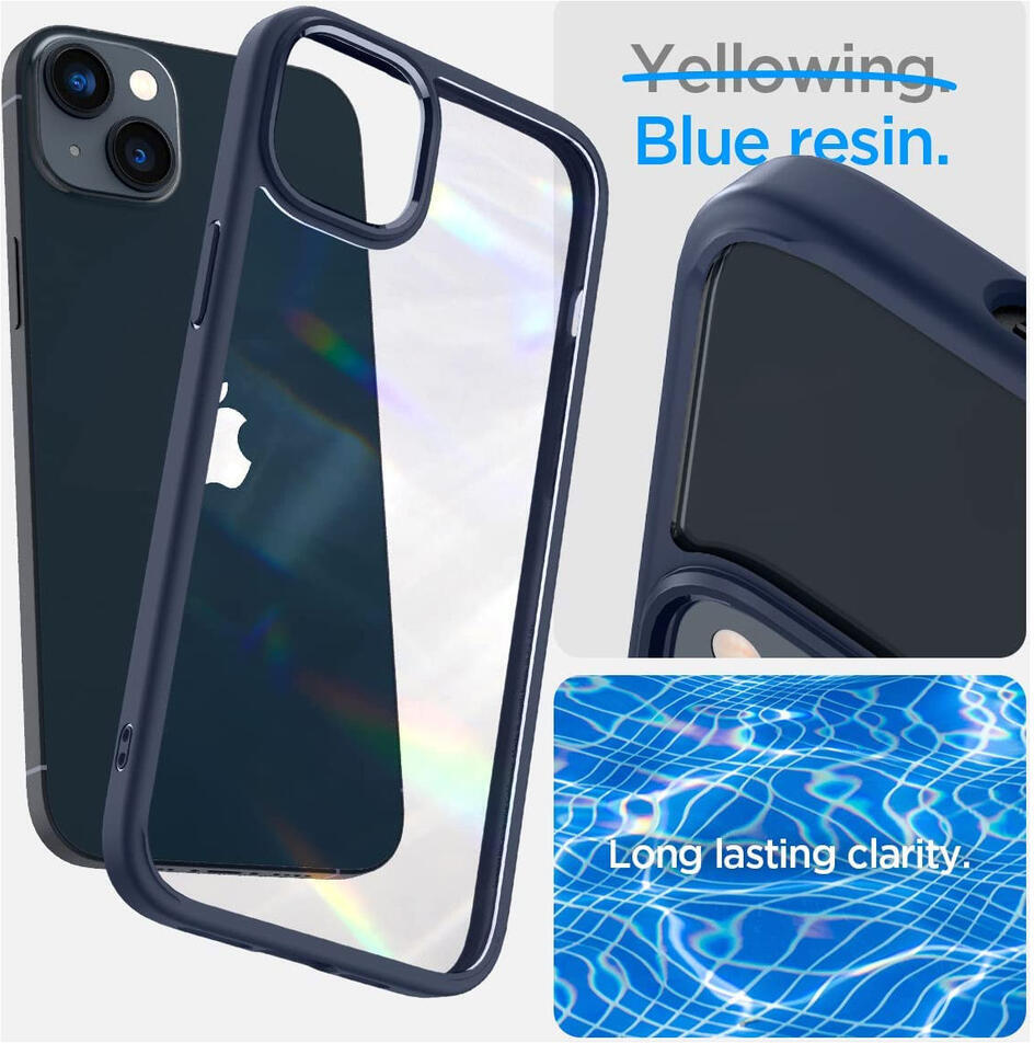 Spigen Ultra Hybrid Apple iPhone 14 Plus Hoesje Back Cover Navy afbeelding 5
