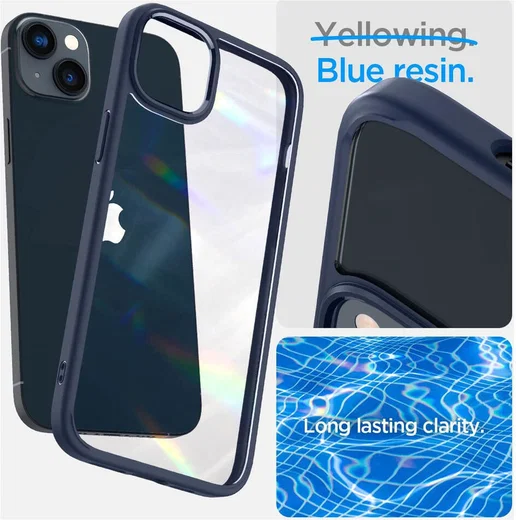 Spigen Ultra Hybrid Apple iPhone 14 Plus Hoesje Back Cover Navy afbeelding 5