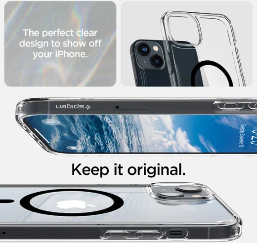 Spigen Ultra Hybrid MagSafe Apple iPhone 14 Plus Hoesje Zwart afbeelding 4
