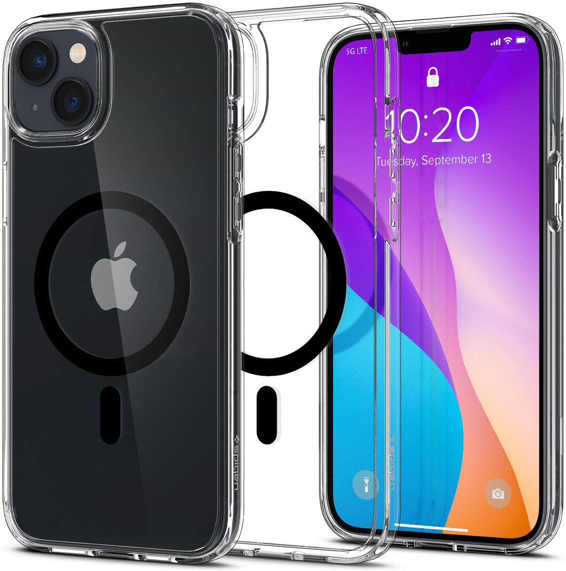 Spigen Ultra Hybrid MagSafe Apple iPhone 14 Hoesje Zwart afbeelding 1