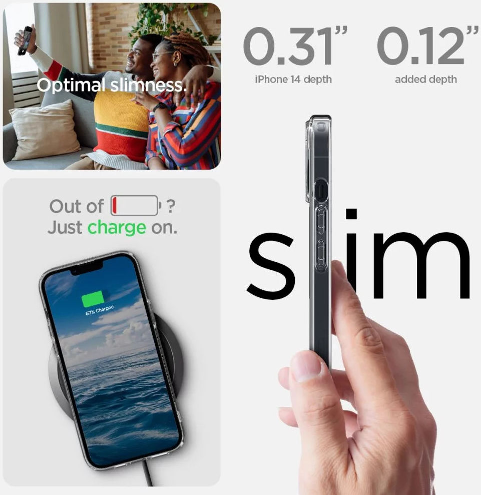 Spigen Ultra Hybrid MagSafe Apple iPhone 14 Hoesje Zwart afbeelding 5