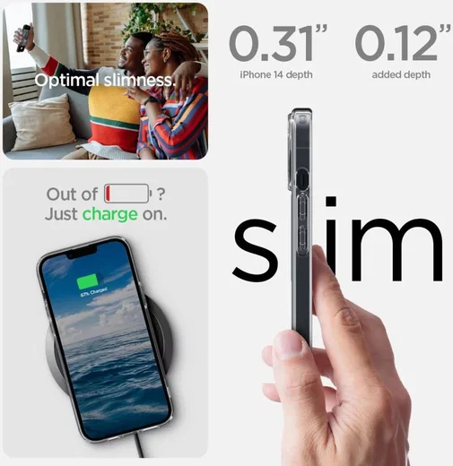 Spigen Ultra Hybrid MagSafe Apple iPhone 14 Hoesje Zwart afbeelding 5