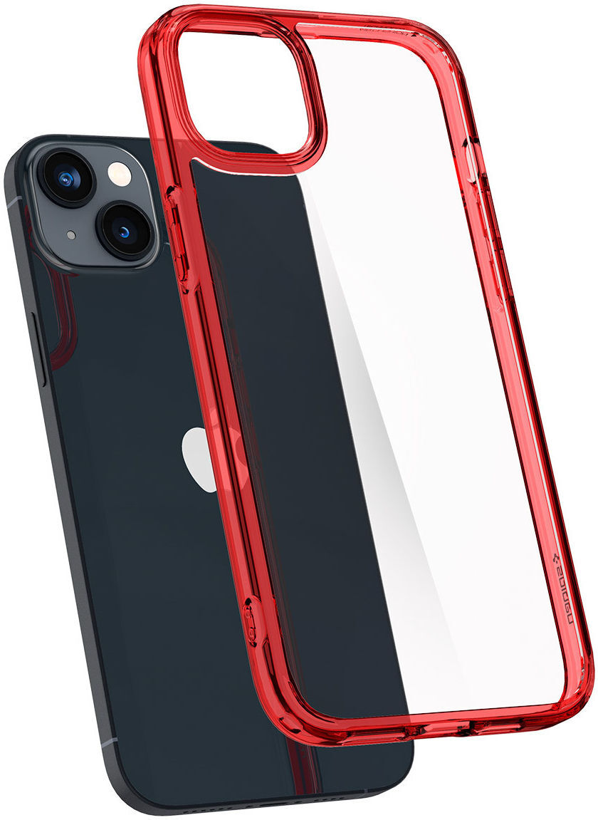 Spigen Ultra Hybrid Apple iPhone 14 Plus Hoesje Back Cover Rood afbeelding 4
