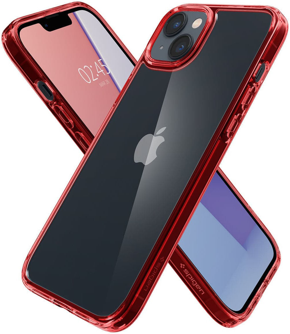 Spigen Ultra Hybrid Apple iPhone 14 Plus Hoesje Back Cover Rood afbeelding 5