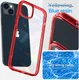 Spigen Ultra Hybrid Apple iPhone 14 Hoesje Back Cover Transparant Rood afbeelding 8