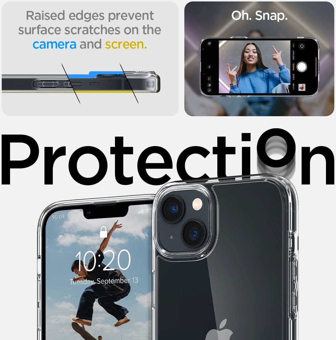 Spigen Ultra Hybrid Apple iPhone 14 Plus Hoesje Back Cover Transparant afbeelding 4