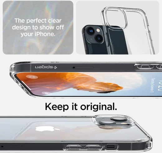 Spigen Ultra Hybrid Apple iPhone 14 Plus Hoesje Back Cover Transparant afbeelding 6