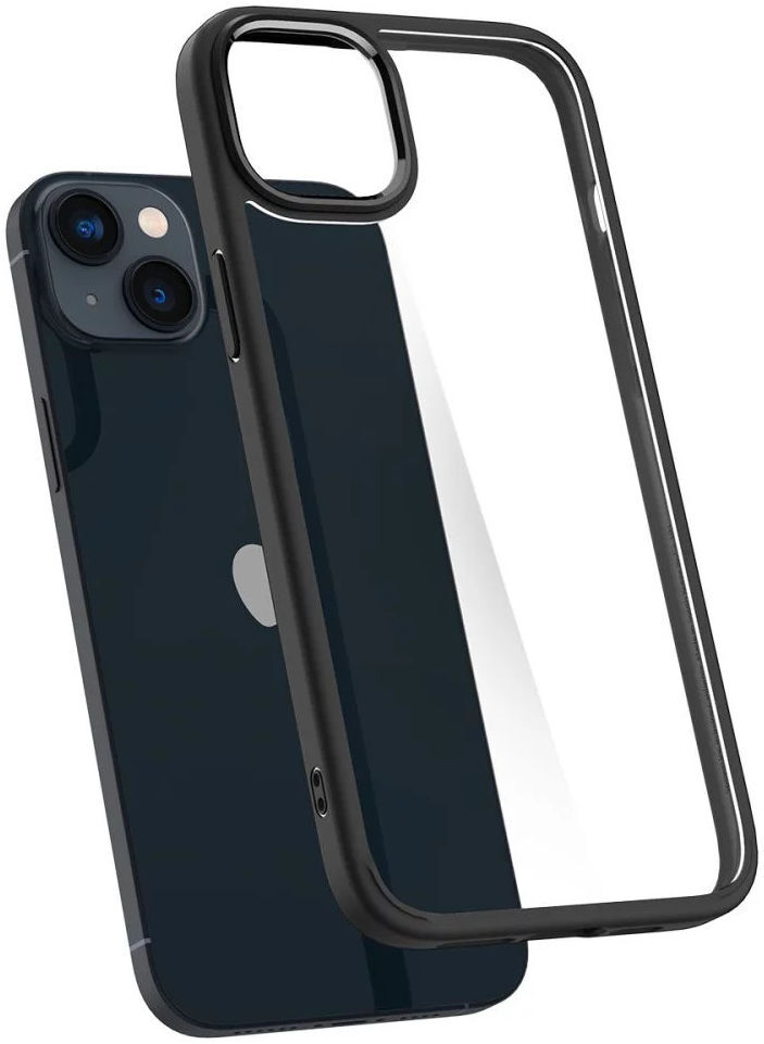 Spigen Ultra Hybrid Apple iPhone 14 Plus Hoesje Back Cover Clear Zwart afbeelding 2