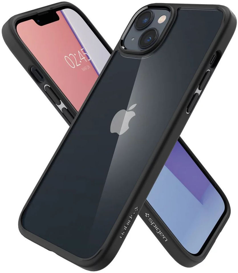 Spigen Ultra Hybrid Apple iPhone 14 Plus Hoesje Back Cover Clear Zwart afbeelding 11
