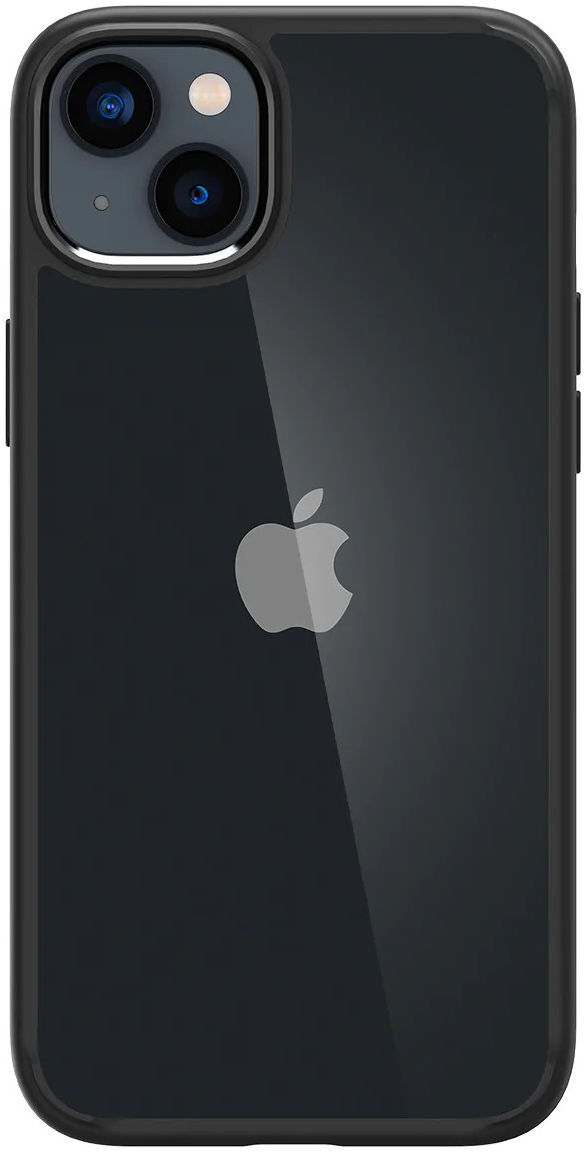 Spigen Ultra Hybrid Apple iPhone 14 Hoesje Back Cover Clear Zwart afbeelding 3