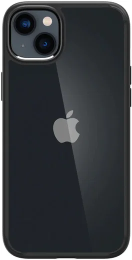 Spigen Ultra Hybrid Apple iPhone 14 Hoesje Back Cover Clear Zwart afbeelding 3