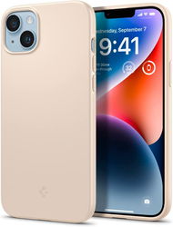 Spigen Thin Fit Apple iPhone 14 Plus Hoesje Back Cover Beige afbeelding