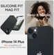 Spigen Silicone Fit Apple iPhone 14 Plus Hoesje MagSafe Zwart afbeelding 10