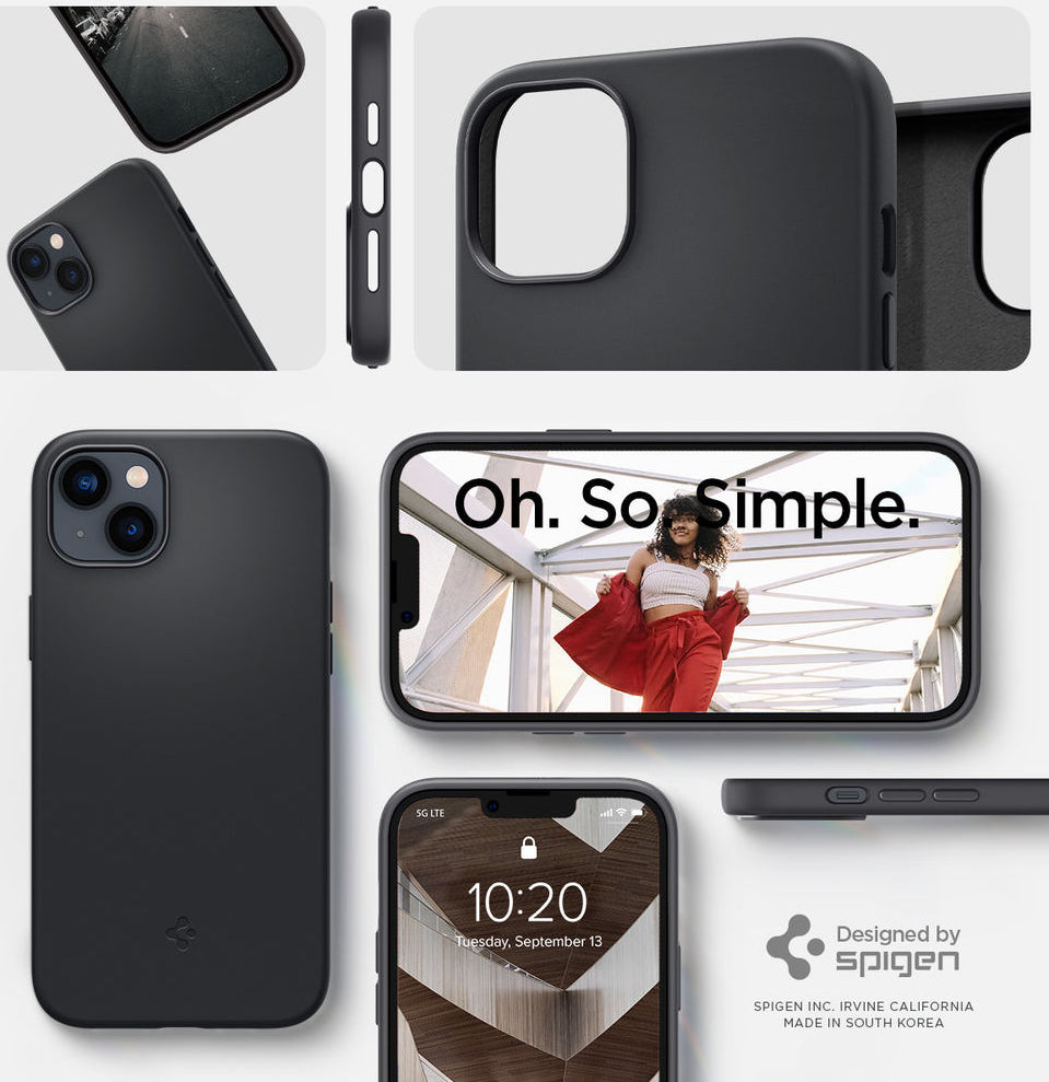 Spigen Silicone Fit Apple iPhone 14 Plus Hoesje MagSafe Zwart afbeelding 14