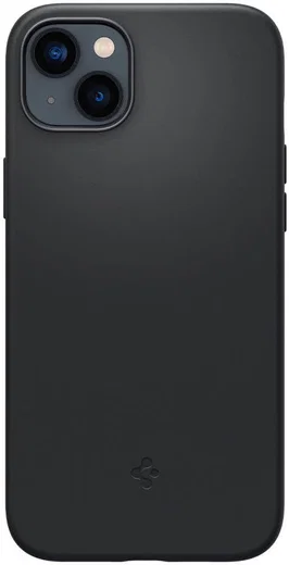 Spigen Silicone Fit Apple iPhone 14 Plus Hoesje MagSafe Zwart afbeelding 3