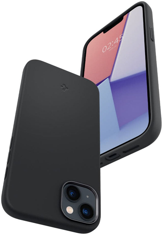 Spigen Silicone Fit Apple iPhone 14 Plus Hoesje MagSafe Zwart afbeelding 4