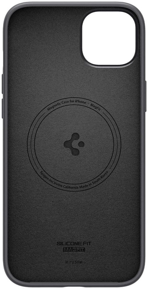 Spigen Silicone Fit Apple iPhone 14 Plus Hoesje MagSafe Zwart afbeelding 7