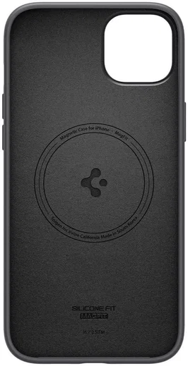 Spigen Silicone Fit Apple iPhone 14 Plus Hoesje MagSafe Zwart afbeelding 7