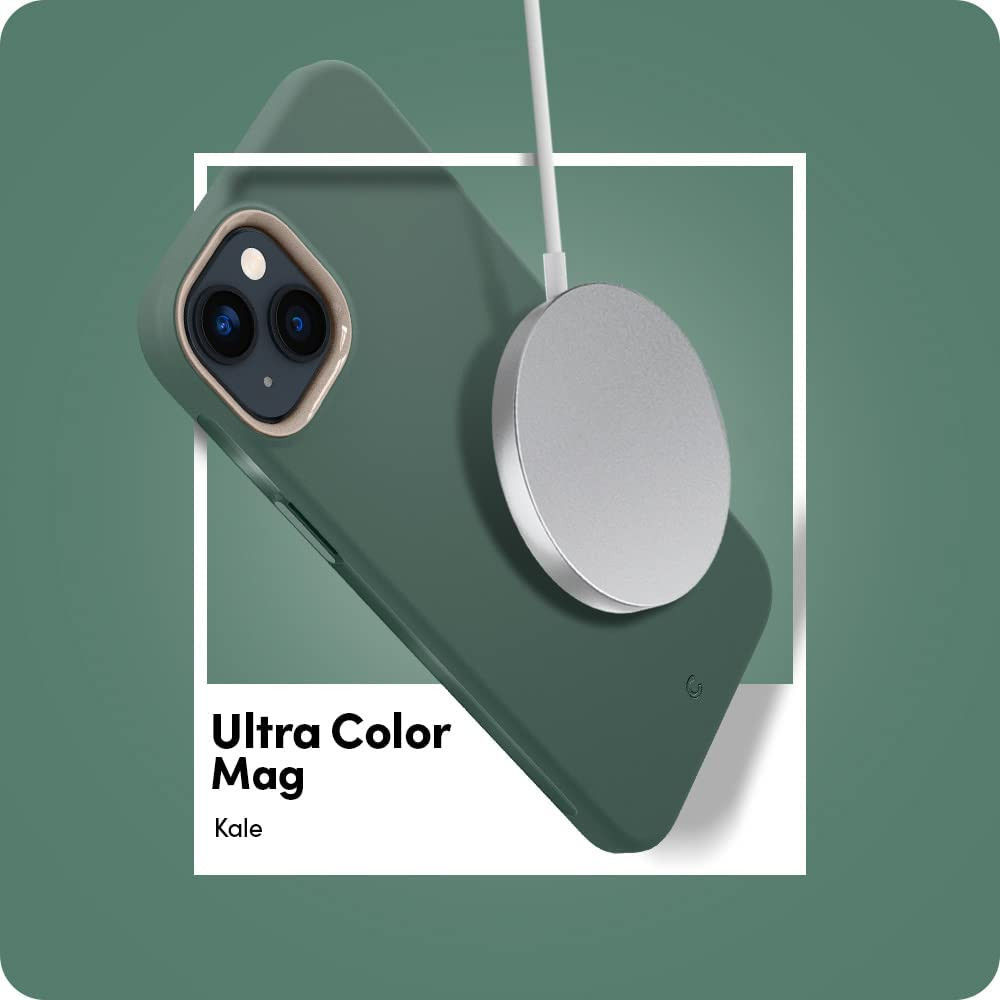 Spigen Cyrill Ultra Color MagSafe Apple iPhone 14 Plus Hoesje Groen afbeelding 8