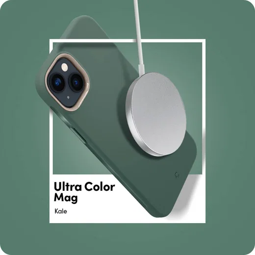 Spigen Cyrill Ultra Color MagSafe Apple iPhone 14 Plus Hoesje Groen afbeelding 8