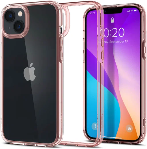 Spigen Ultra Hybrid Apple iPhone 14 Plus Hoesje Back Cover Roze afbeelding 1