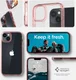 Spigen Ultra Hybrid Apple iPhone 14 Hoesje Back Cover Transparant Roze afbeelding 8