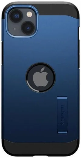 Spigen Tough Armor MagSafe Apple iPhone 14 Hoesje Back Cover Blauw afbeelding 2