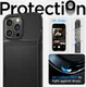 Spigen Slim Armor CS Apple iPhone 14 Pro Max Hoesje Zwart afbeelding 17