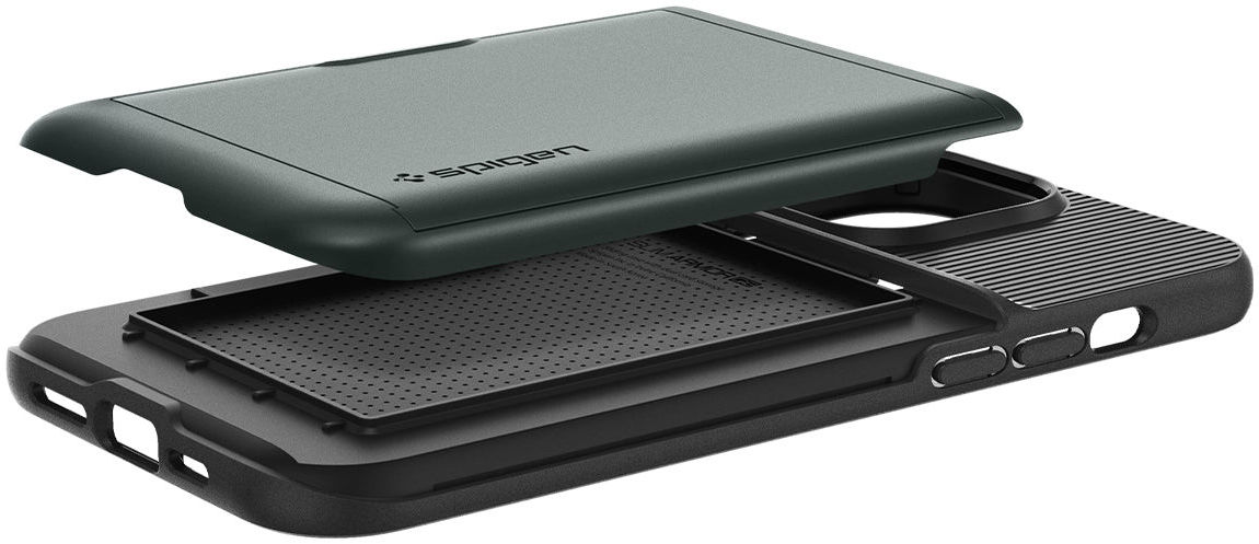 Spigen Slim Armor CS Apple iPhone 14 Pro Max Hoesje Zwart afbeelding 4