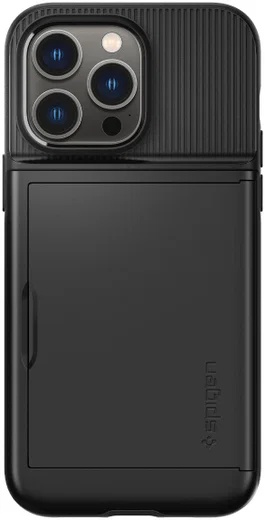 Spigen Slim Armor CS Apple iPhone 14 Pro Max Hoesje Zwart afbeelding 6