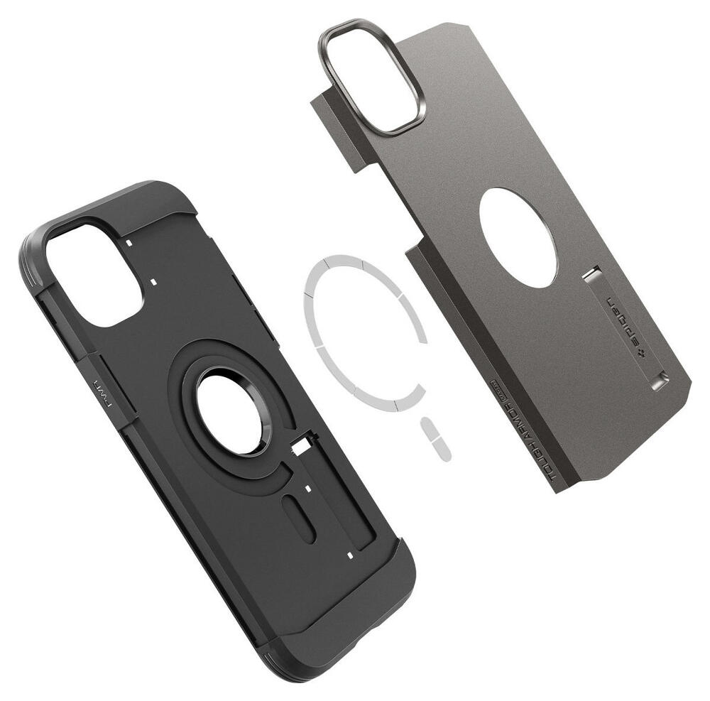 Spigen Tough Armor MagSafe Apple iPhone 14 Hoesje Back Cover Gunmetal afbeelding 7