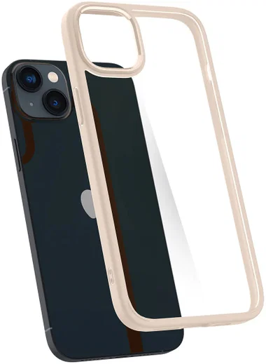 Spigen Ultra Hybrid Apple iPhone 14 Hoesje Back Cover Beige afbeelding 2
