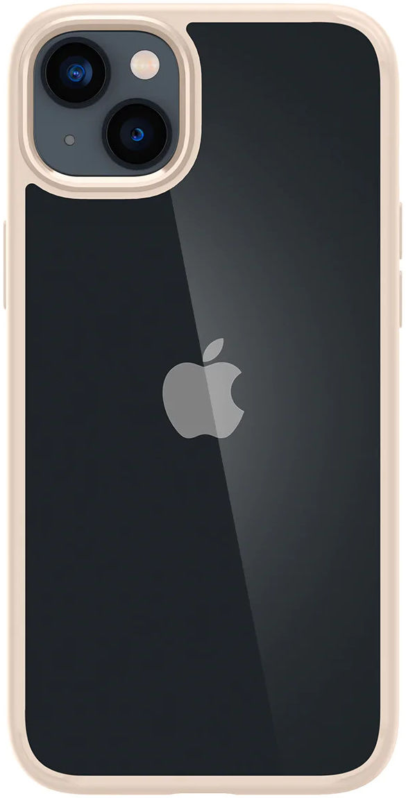 Spigen Ultra Hybrid Apple iPhone 14 Hoesje Back Cover Beige afbeelding 3