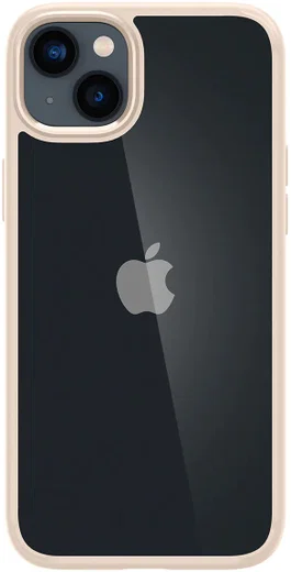 Spigen Ultra Hybrid Apple iPhone 14 Hoesje Back Cover Beige afbeelding 3