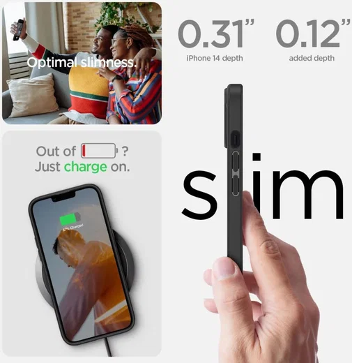 Spigen Ultra Hybrid Apple iPhone 14 Plus Hoesje Back Cover Zwart afbeelding 5