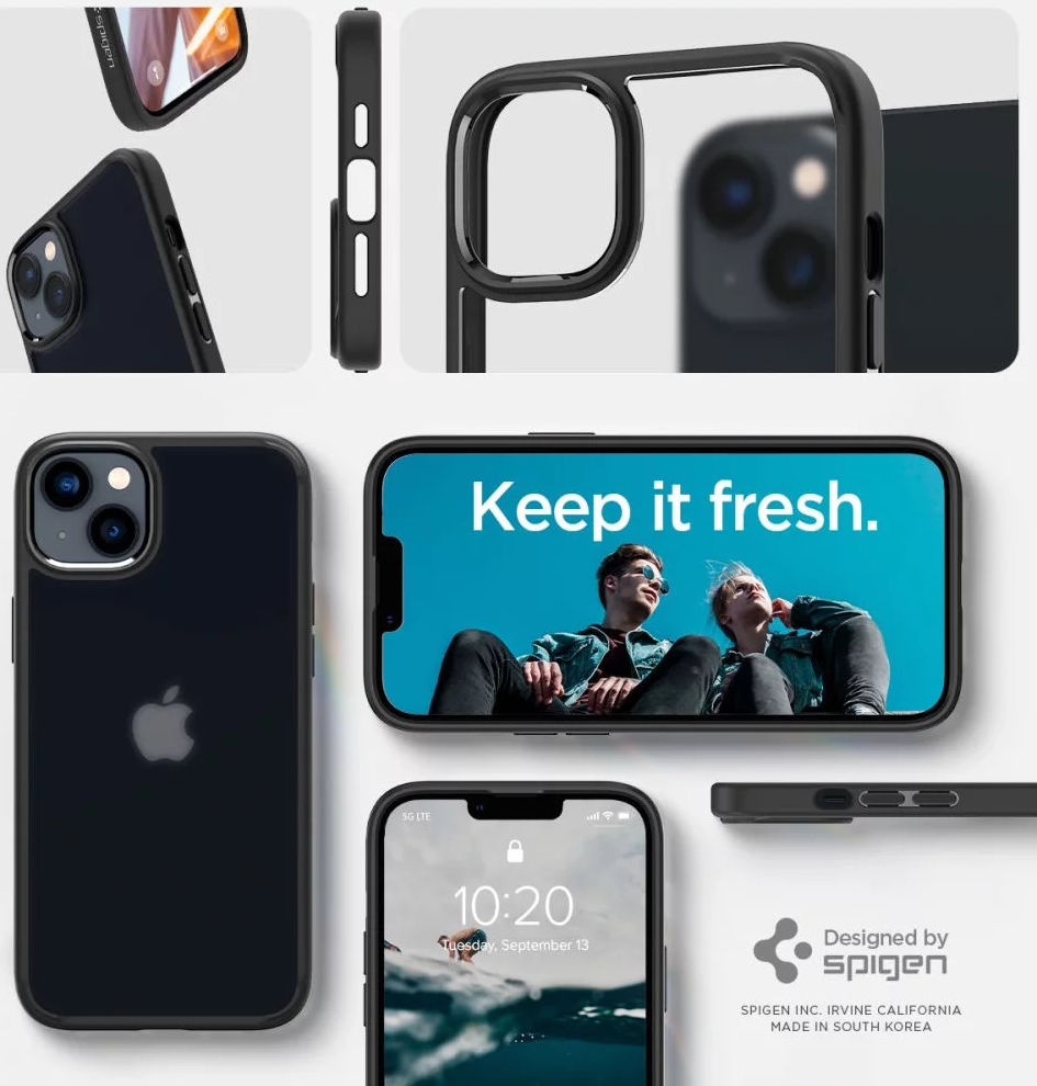Spigen Ultra Hybrid Apple iPhone 14 Plus Hoesje Back Cover Zwart afbeelding 7
