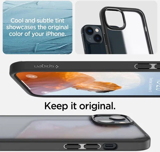Spigen Ultra Hybrid Apple iPhone 14 Plus Hoesje Back Cover Zwart afbeelding 8