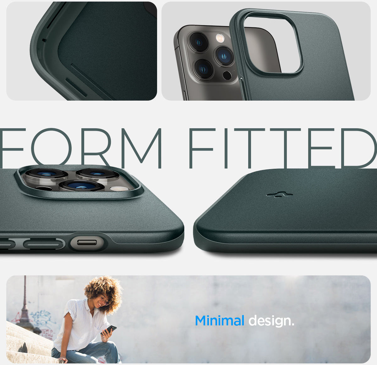 Spigen Thin Fit Apple iPhone 14 Pro Max Hoesje Back Cover Groen afbeelding 11