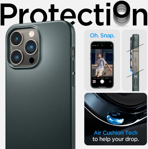 Spigen Thin Fit Apple iPhone 14 Pro Max Hoesje Back Cover Groen afbeelding 13